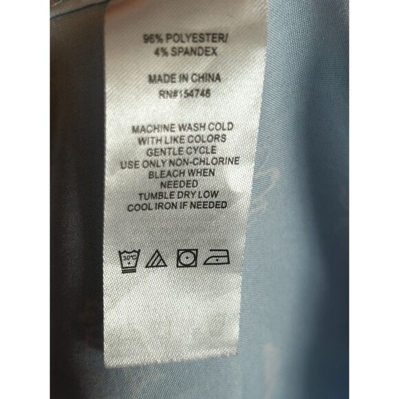 Mountain and Isles Men's Light Blue Short Sleeve Collared Shirt ~ Men's Size XXL - Picture 7 of 8